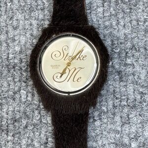 Swatch Standards 2000 Watch- Hairy Harry Stroke Me Face - GX129 - Untested‎